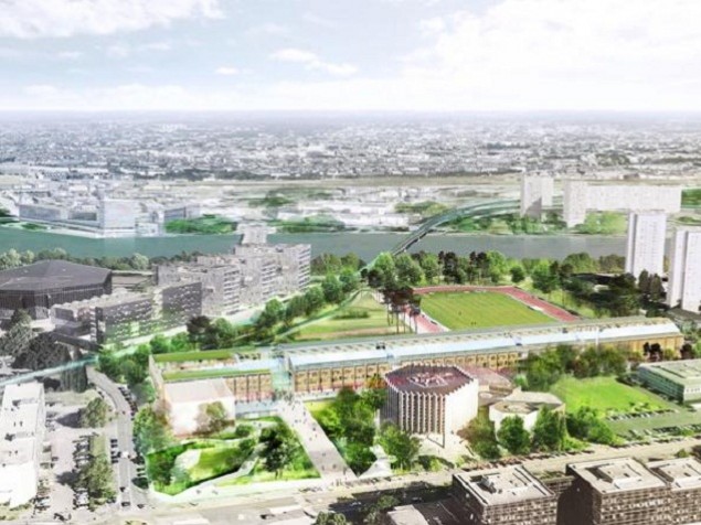 Vision du futur Lycée sur l'Île de Nantes