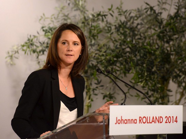 Johanna Rolland présente sa candidature à la mairie de Nantes