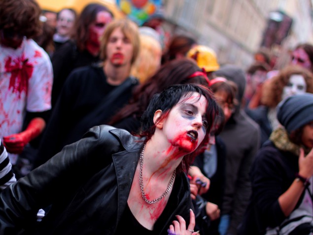 La Zombie Walk parisienne de 2010
