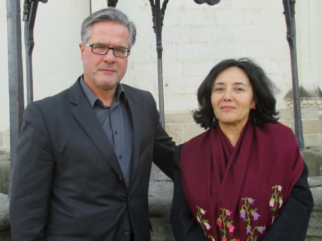 Leila Zerrougui (a droite) et Franck Barrau (a gauche)