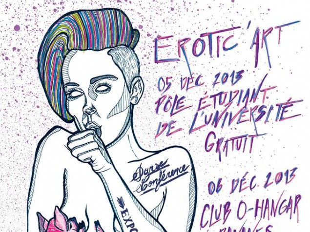 Affiche des journées Erotic'Art