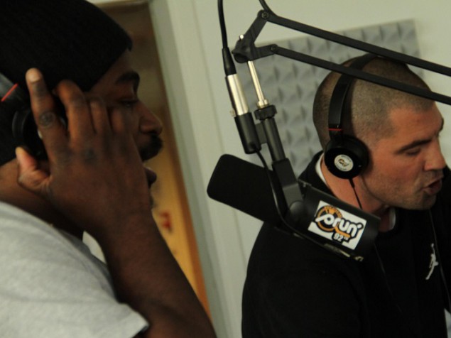 JM et Trez en freestyle dans nos studios