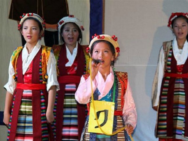 Les enfants de l'association Tibetan Childrens Village