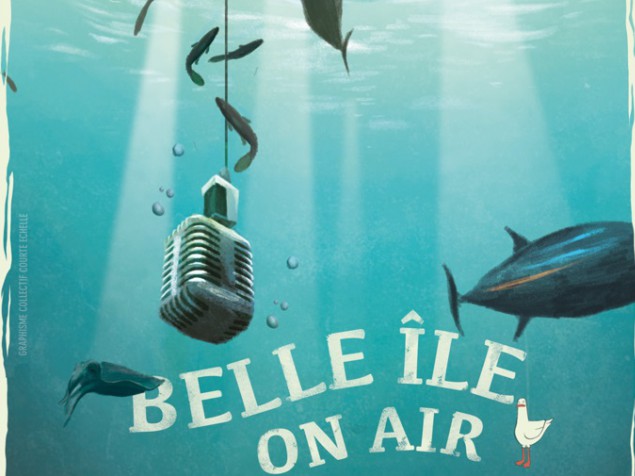 Affiche 2014 du festival Belle Ile On Air