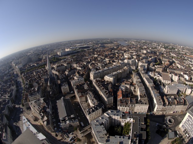 Nantes vue d'en haut