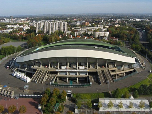 Vue aérienne du Stade de la Beaujoire