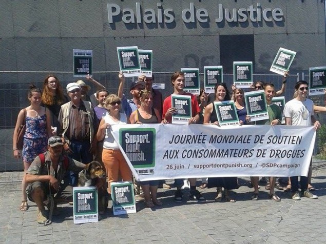 Manifestation à Nantes - Sensibilisation consommation de drogues
