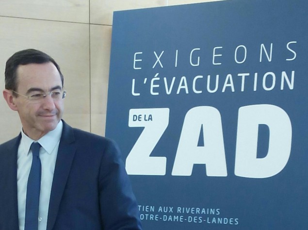 Bruno Retailleau exige l'évacuation de la ZAD via une pétition version numérique et papier