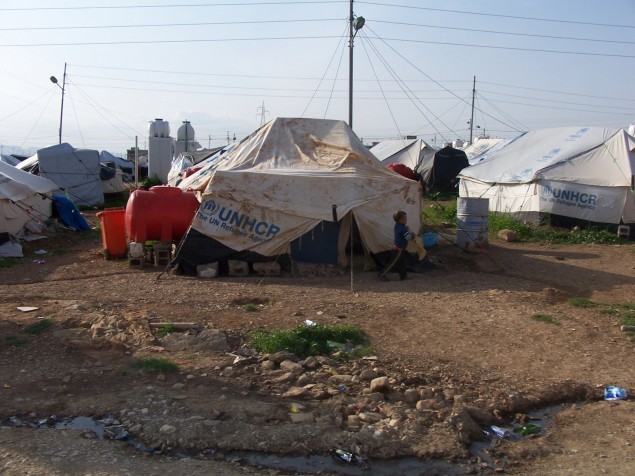 Camp de réfugié Syriens en Irak