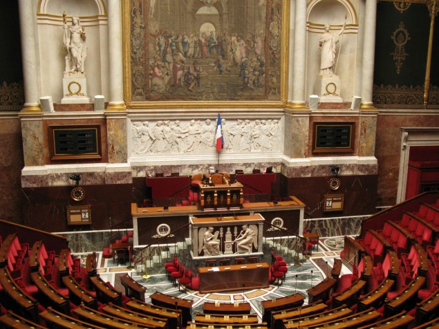 Hémicycle de l'Assemblée Nationale