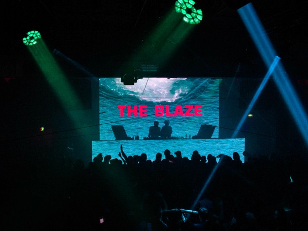 The blaze DJ set au warehouse
