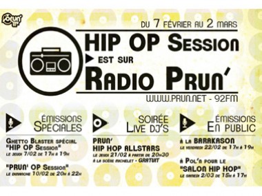 HIP OP Session sur Prun'