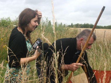 Chasse aux papillons avec Jean-Alain Guilloton