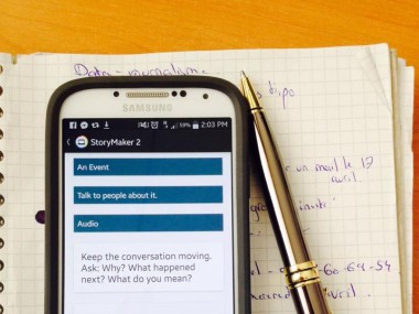 Story Maker, une application pour remplacer la plume journalistique ?