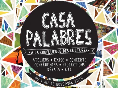 Affiche de la cinquième édition du festival Casa Palabres