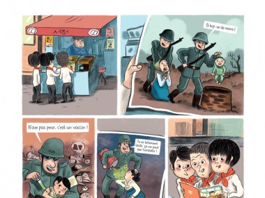 Extrait de la BD L'anniversaire de Kim-Jong il