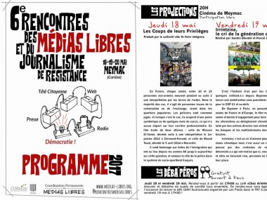 Rencontre des médias libres et du journalisme de résistance è Meymac