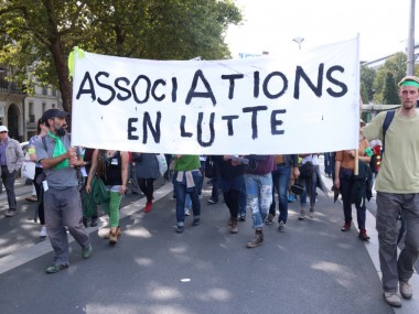 Cortège associatif du 12 septembre dernier à Nantes