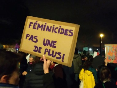 Marche contre les violences faites aux femmes. Nantes 25 novembre 2019