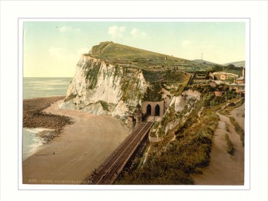 Shakespeare Cliff, Dover, photochrome print