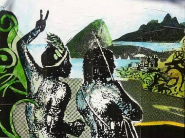 Street Art à Rio de Janeiro, quartier de Santa Teresa