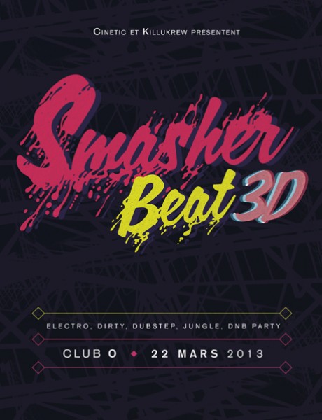 Affiche Smasher Beat 3D