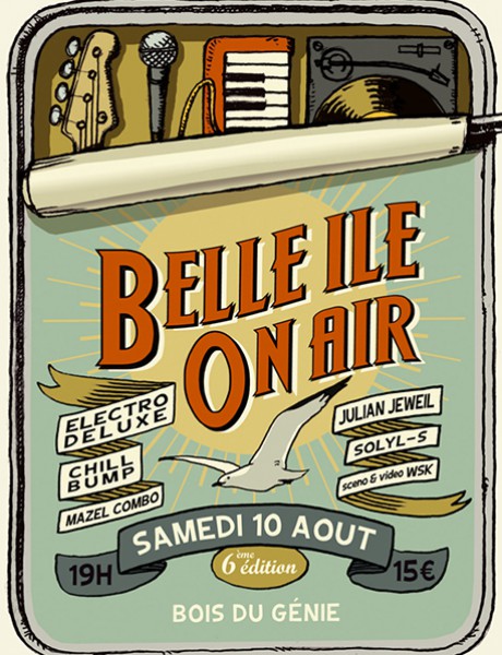 Affiche Belle Ile On Air
